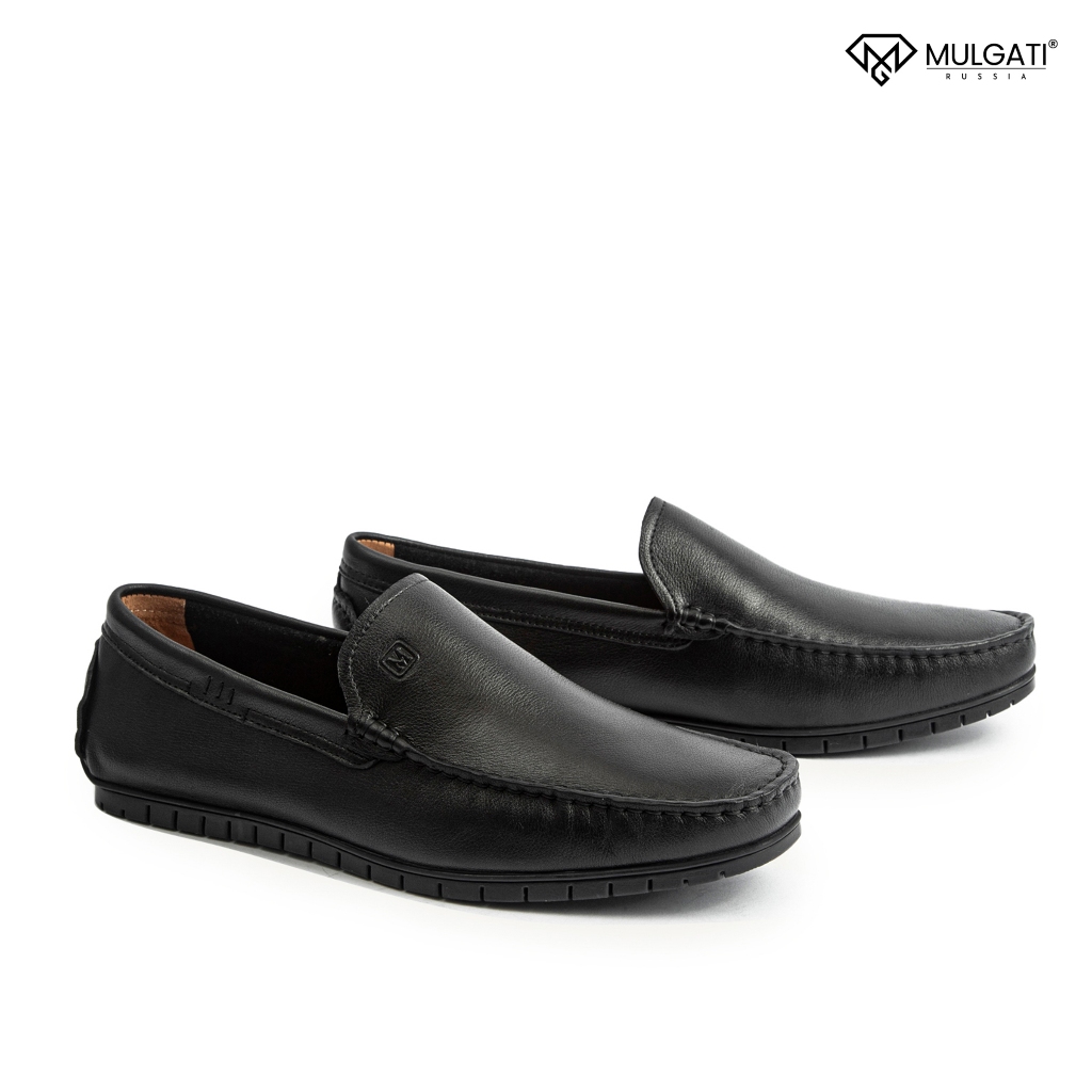Giày lười nam MULGATI Classic Moccasin da bò cao cấp - 7590A-18