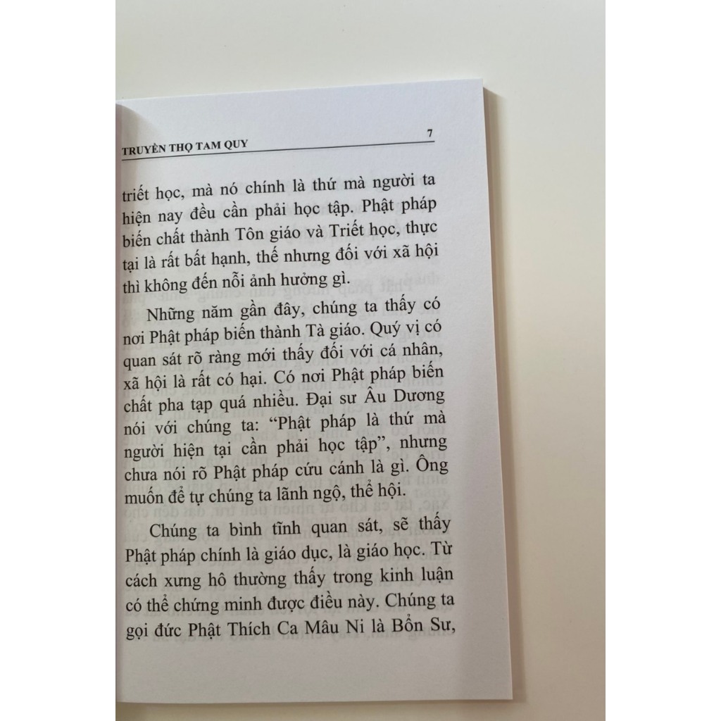 Sách - Truyền Thọ Tam Quy