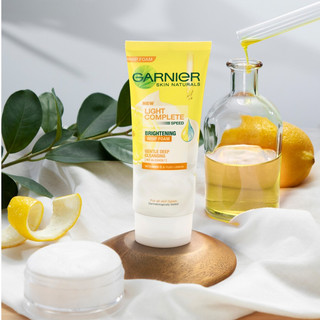 Sữa Rửa Mặt Garnier Dạng Bọt Vitamin C YuzuLemon 100ml [COCOLUX]