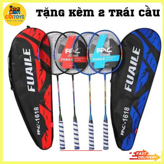 Bộ vợt cầu lông 2 chiếc, vợt cầu lông yonex, vợt thể thao căng giá rẻ tặng cầu