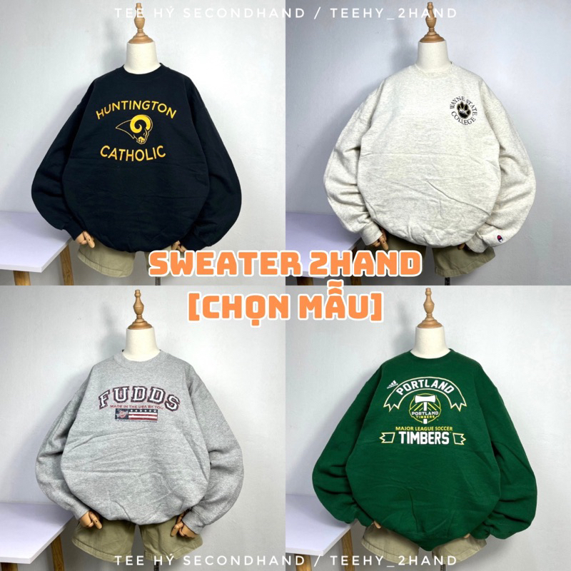ÁO SWEATER 2hand BIGSIZE | ĐƯỢC CHỌN MẪU TRÊN LINK|