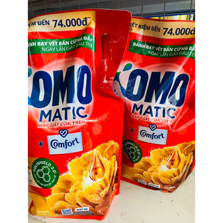 Nước giặt omo matic 3.6kg tặng kèm 20 gói xả vải comfor