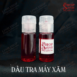 Dầu tra máy phun xăm chuyên dụng dầu tra máy 12ml linh shop...
