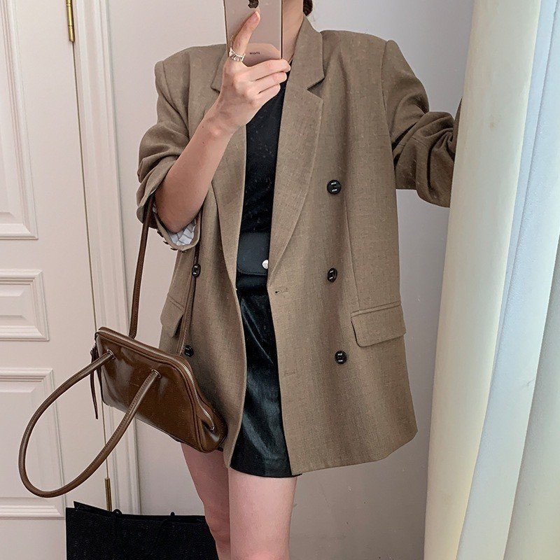 Áo blazer nữ hai lớp phong cách hàn quốc AO29