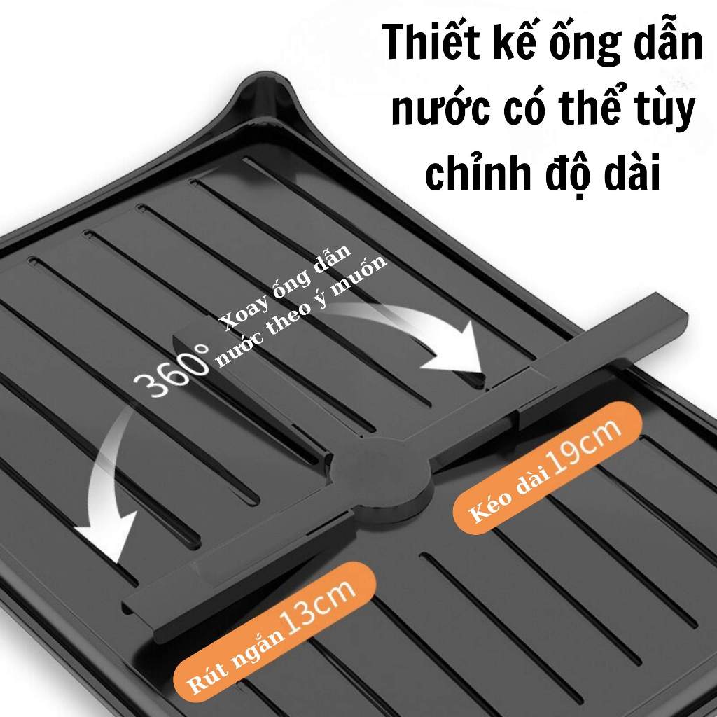 FREESHIP ❤️ Giá Úp Chén Bát Có Rãnh Thoát Nước Khay Úp Cốc, Kệ Úp Bát có khay hứng ráo nước