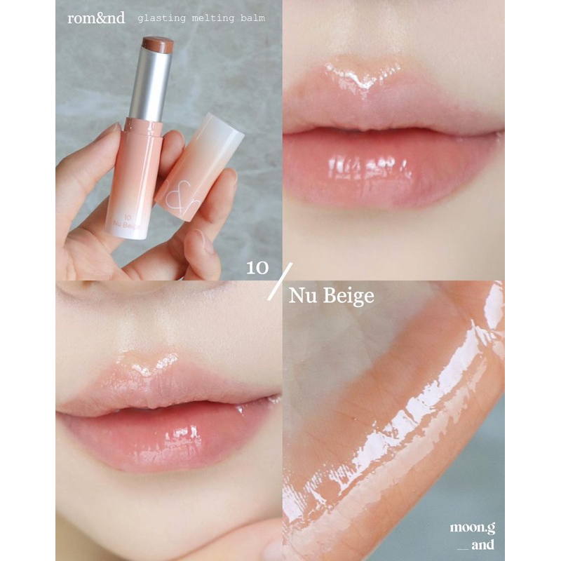 Son dưỡng màu tint Romand Glasting Melting Balm Dusty On The Nude 3.5g