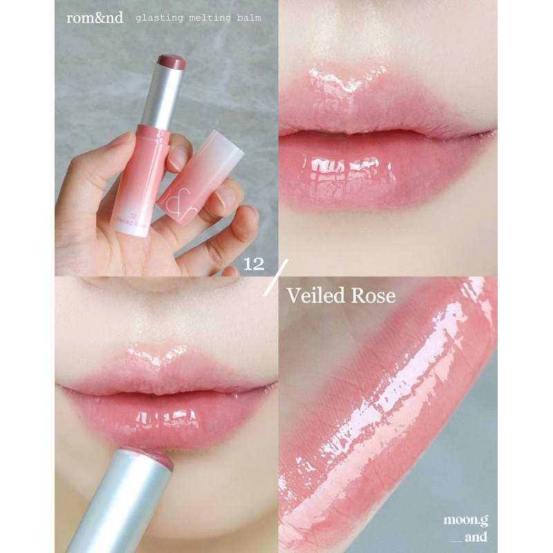 Son dưỡng màu tint Romand Glasting Melting Balm Dusty On The Nude 3.5g