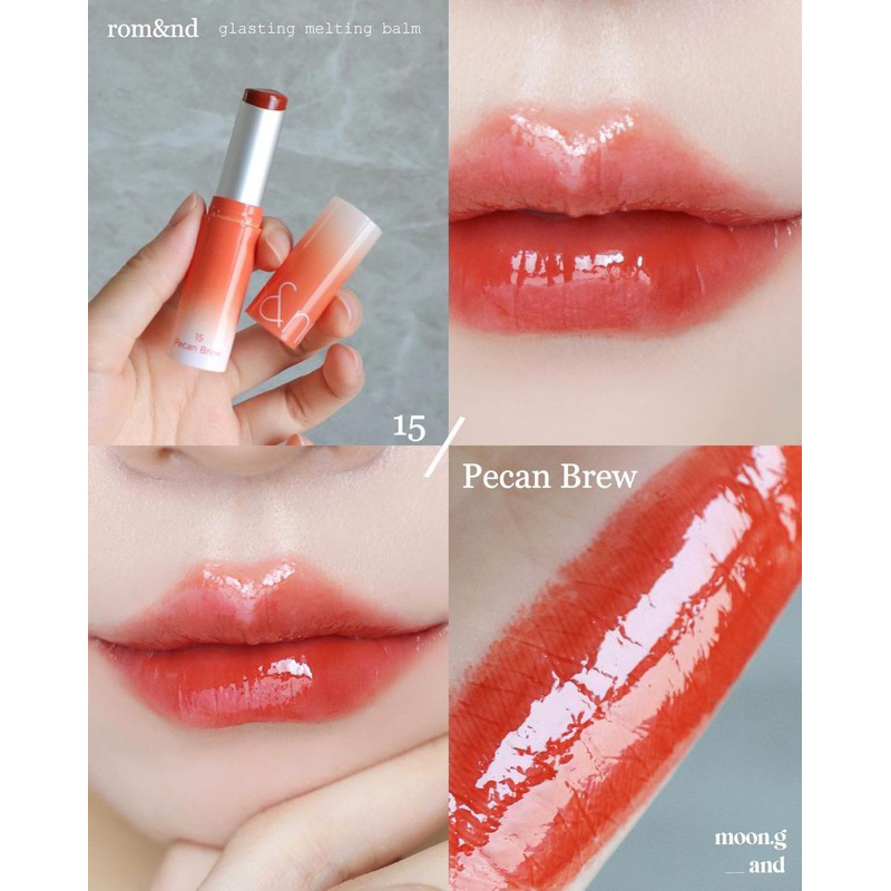 Son dưỡng màu tint Romand Glasting Melting Balm Dusty On The Nude 3.5g