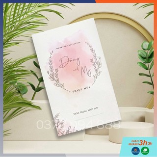 In Thiệp Cưới Đẹp giá rẻ - Đã bao gồm in nội dung - Giá chưa bao gồm phong bì