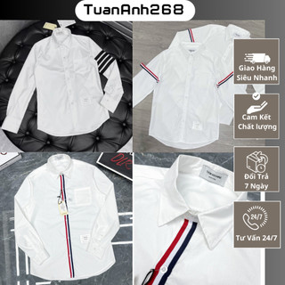 Áo sơ mi thom nam nữ dài tay vải cotton lụa cao cấp mẫu hot trend 2023