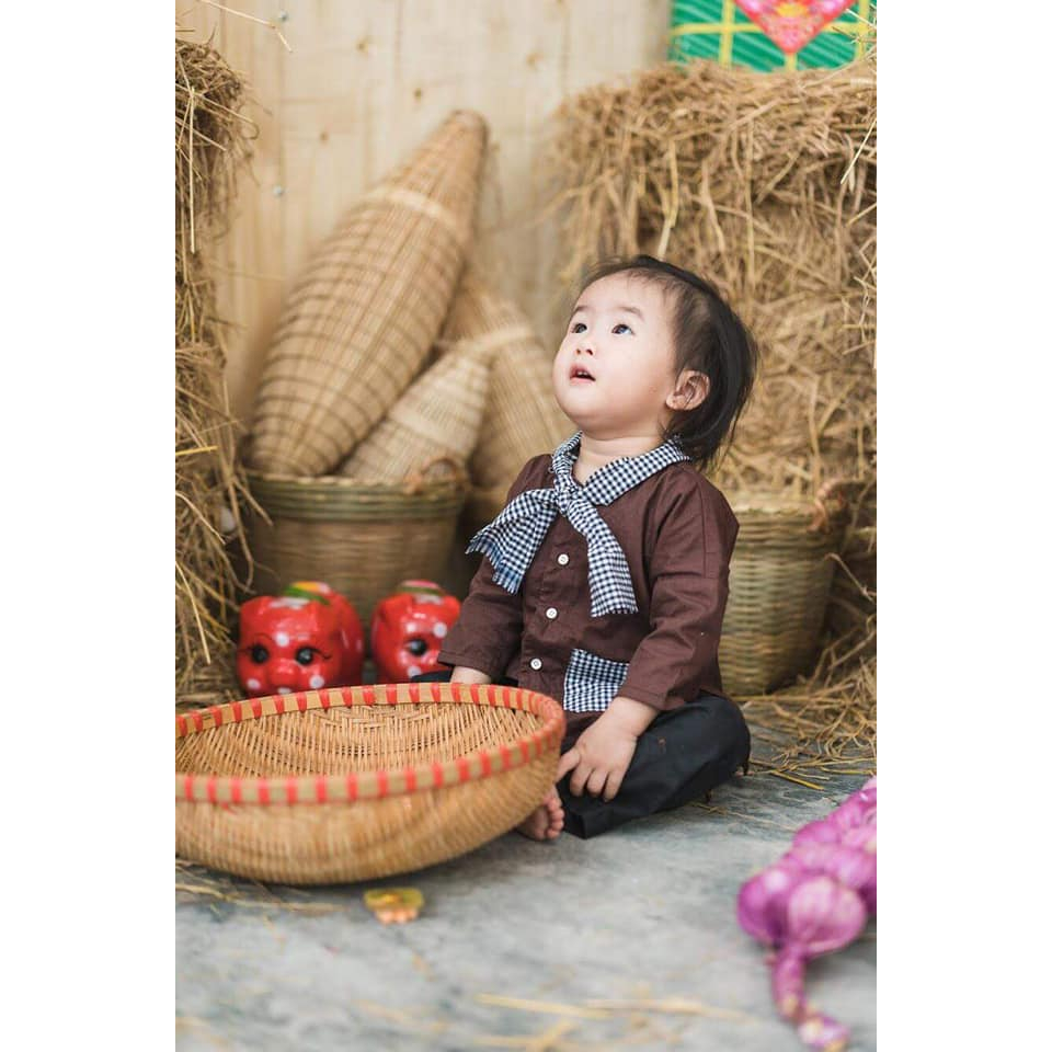 Bà Ba Trẻ Em Vải Cotton Hàn Quốc