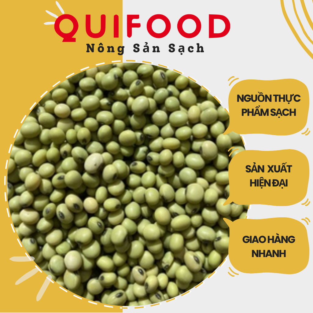 Đậu Tương Xanh  Thuần Chủng Làm Mầm Đậu Nành - Quifood