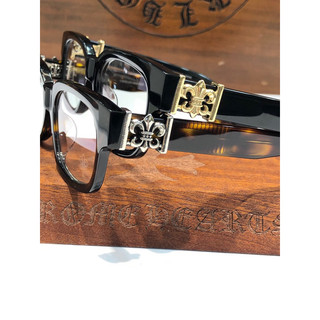 Kính mắt vuông chrome hearts CH8233 hoạ tiết hoa S925 tặng kèm fullbox cao cấp