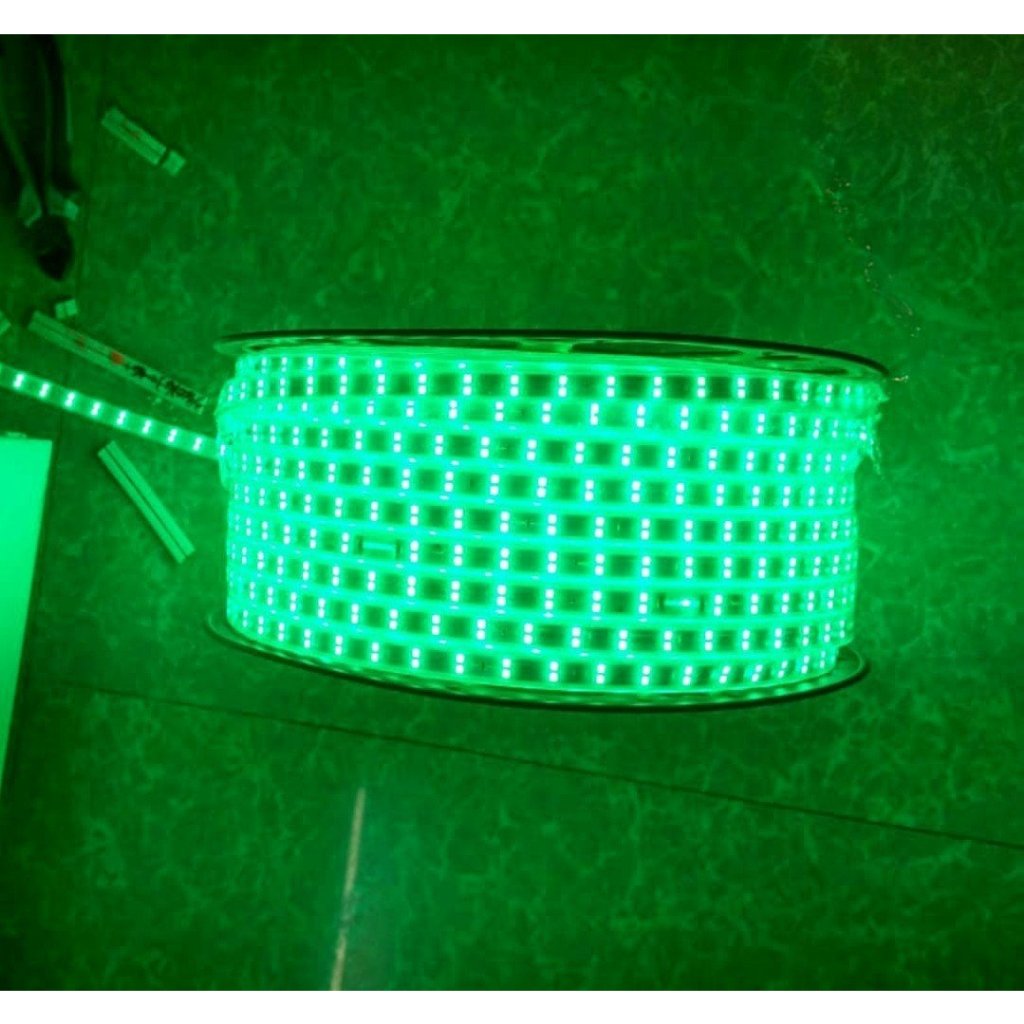 Dây led 3 hàng 2 hàng đổi màu Led 3 mắt hắt trần quấn cây siêu sáng loại 1 chống nước