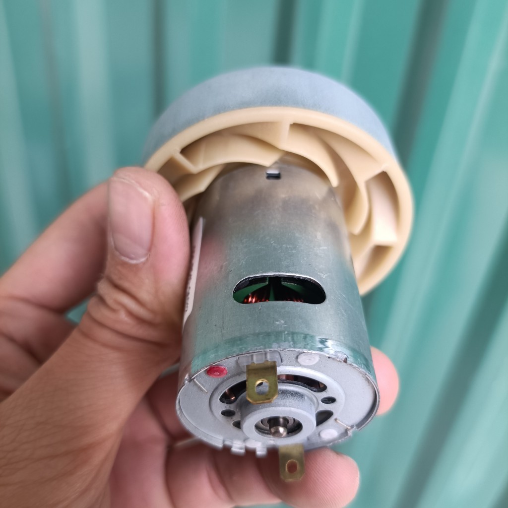 Động cơ máy hút bụi 7,2V - 70W ,cánh quạt hợp kim nhôm cao cấp