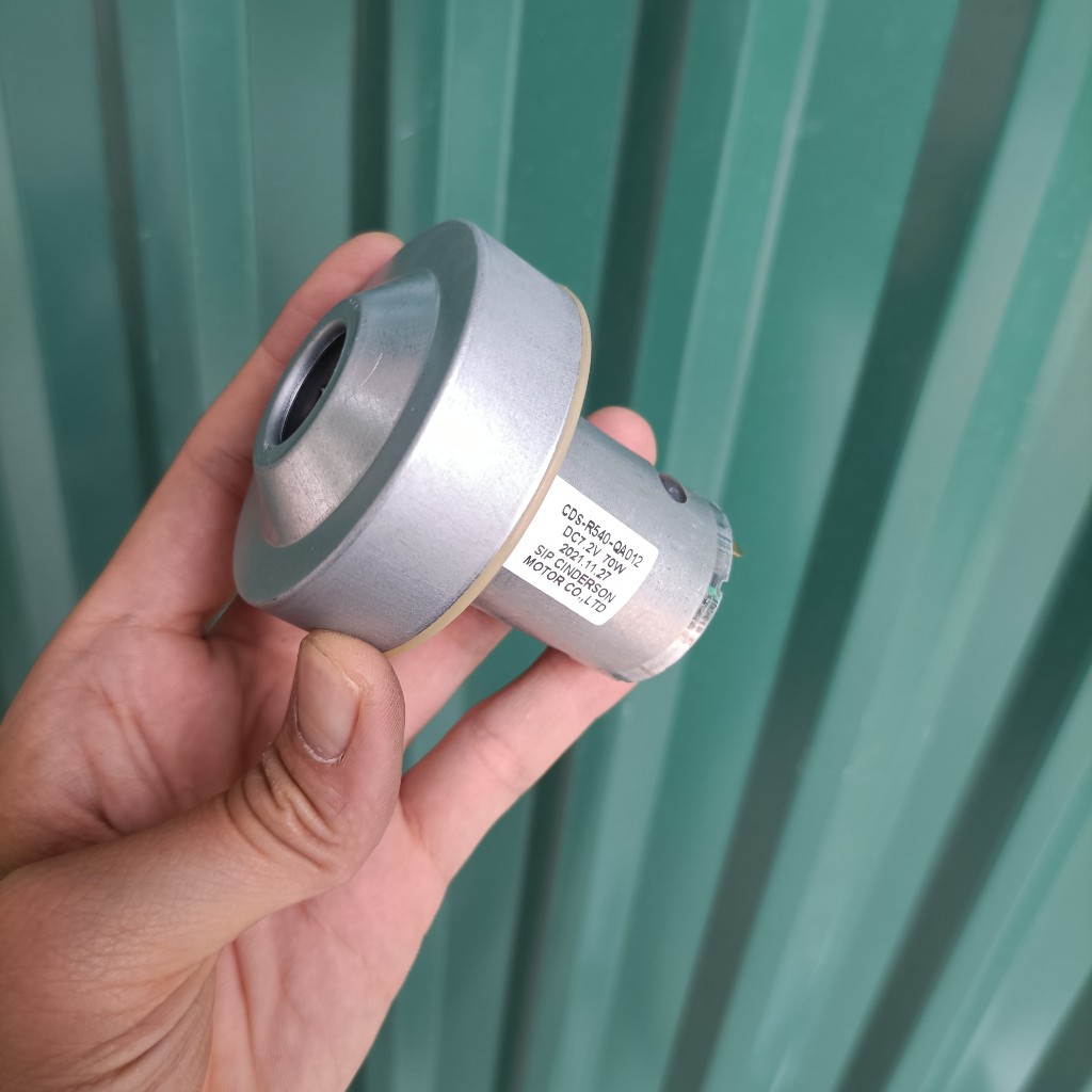 Động cơ máy hút bụi 7,2V - 70W ,cánh quạt hợp kim nhôm cao cấp