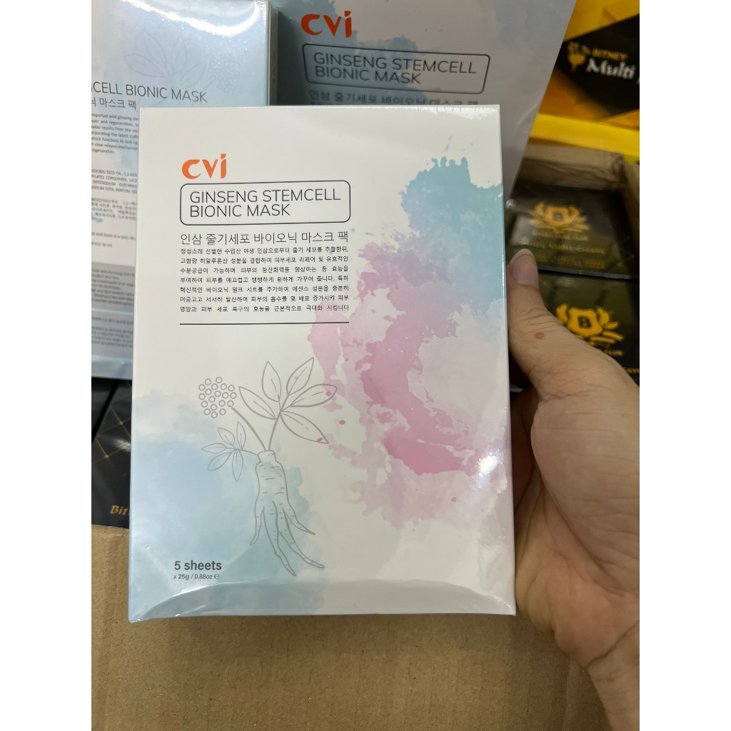 multi juice - Mặt nạ tế bào gốc Bitney - Ginseng stemcell bionic mask