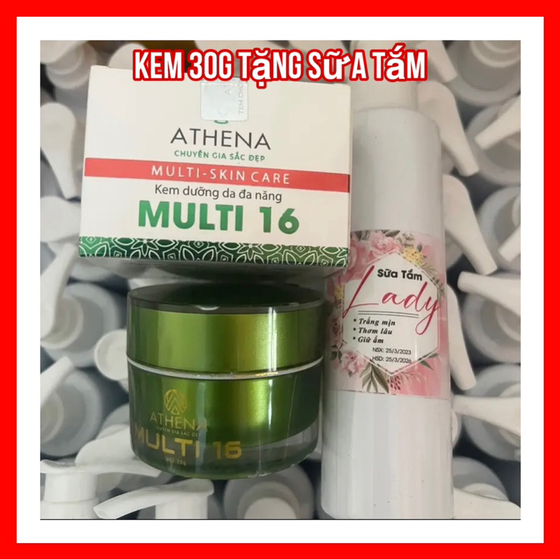 Kem Rạn Da Multi 16 ATHENA 30g CHÍNH HÃNG+TẶNG SỮA TẮM dành cho mọi đối