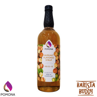 Siro Pha Chế Cà Phê Syrup Pomona - Vị Hạt Phỉ Hazelnut - Hàng Chính Hãng - 1000ml