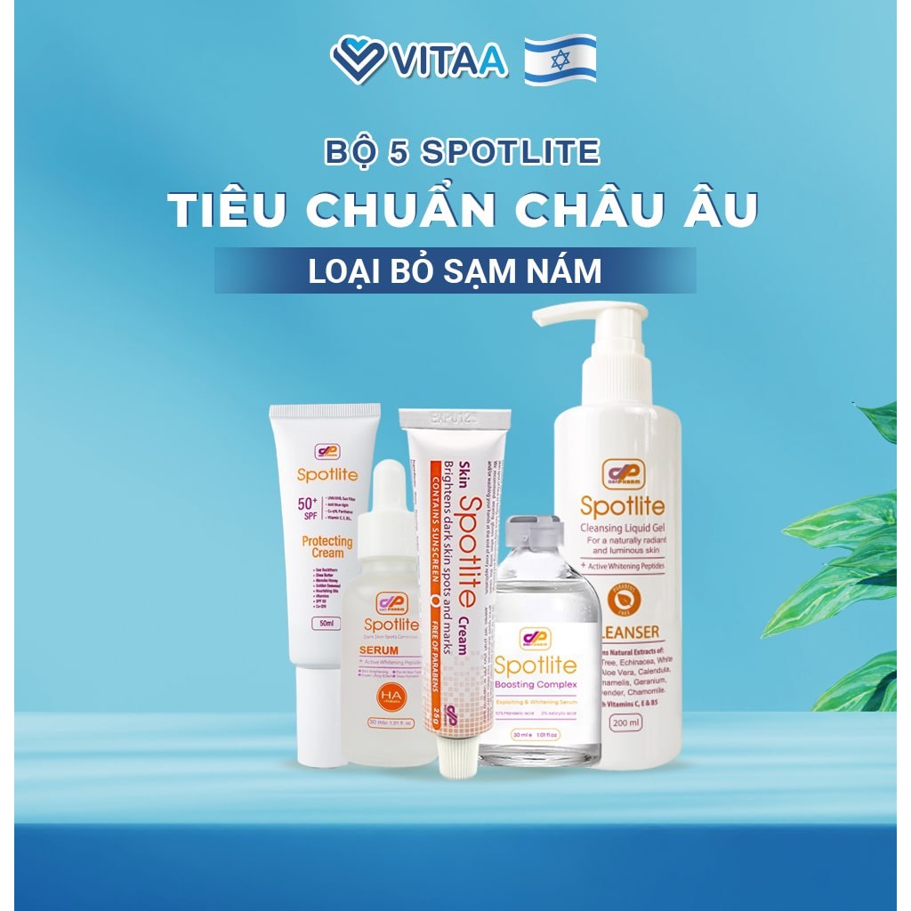 Serum Tẩy Sạch Tế Bào Chết Hoá Học Loại Bỏ Nám Tàn Nhang, AHA 8% + BHA 2% Spotlite Boosting Complex 30ml Danpharm Israel