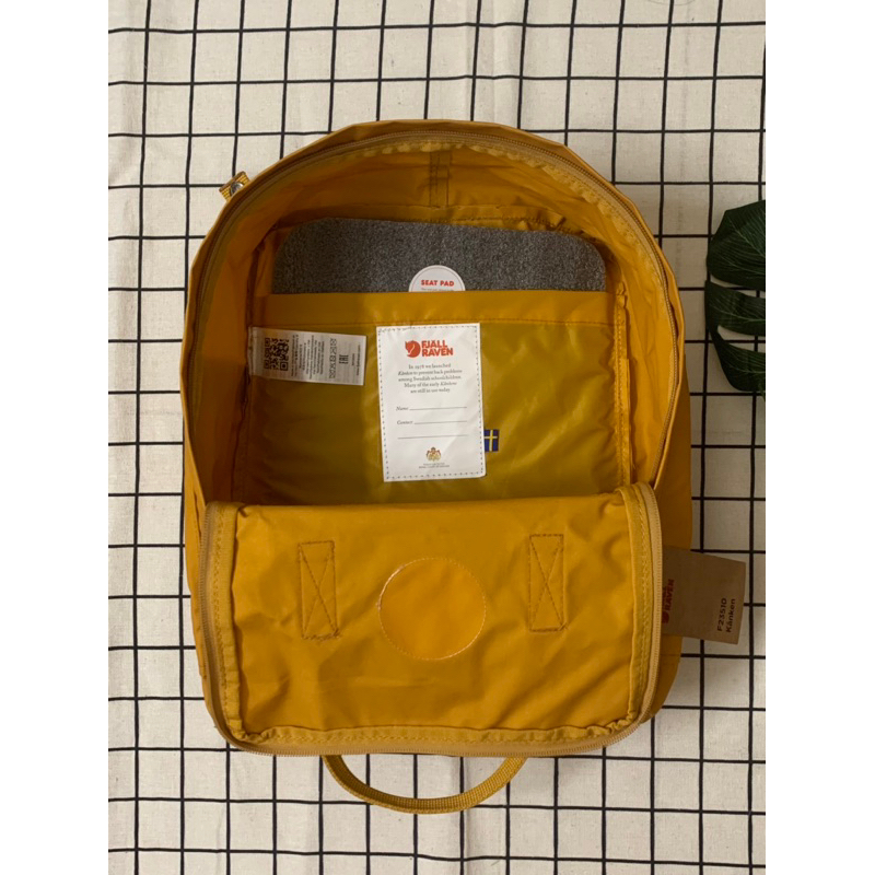 Balo Fjallraven Kanken Warm Yellow - Size Laptop 14 inch - New Arrival 2023