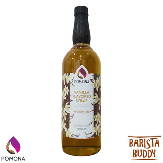 Siro Pha Chế Cà Phê Syrup Pomona - Vị Vanilla - Hàng Chính Hãng - 1000ml