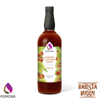 Siro pha chế cà phê Pomona vị hạt dẻ Marron