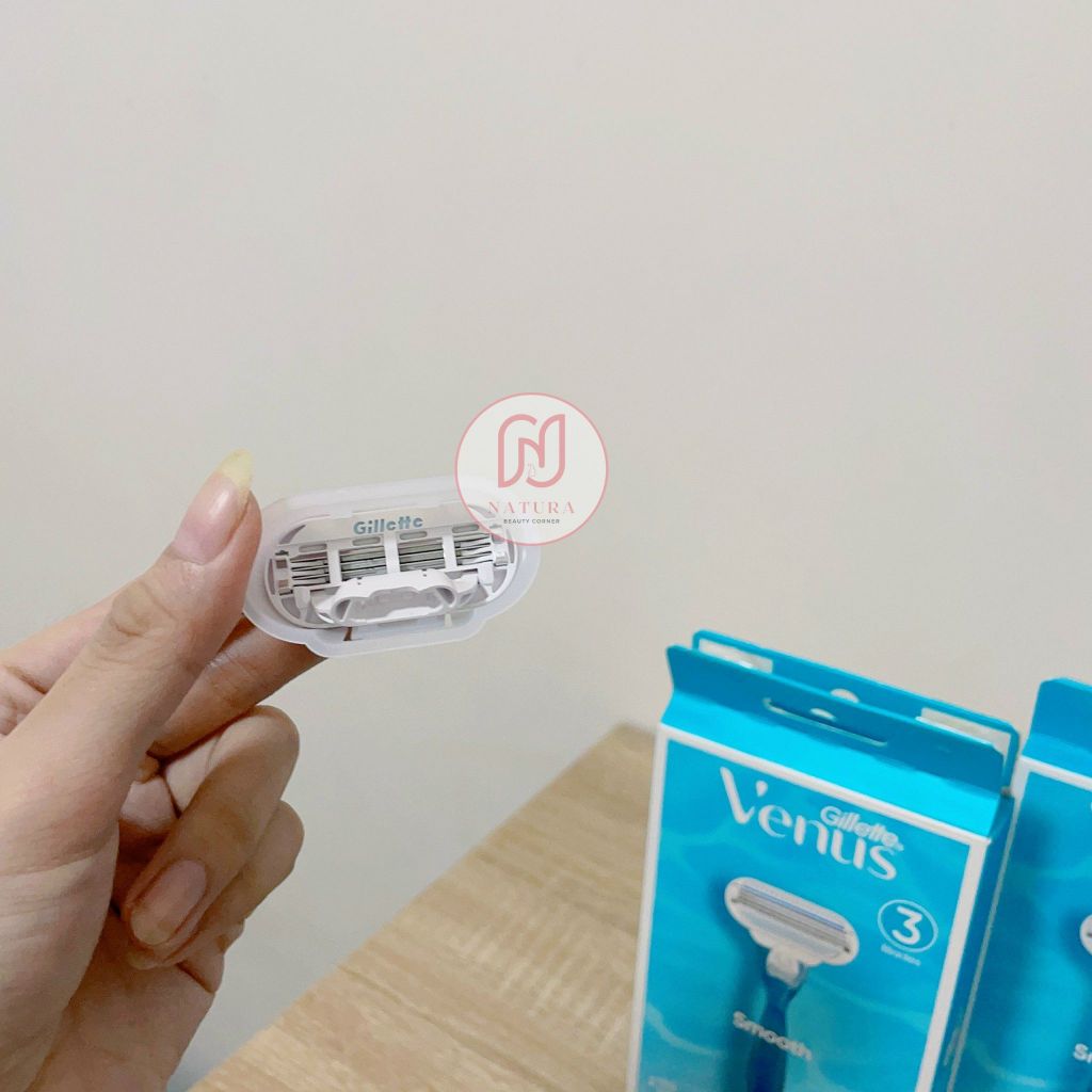 Đầu lưỡi dao thay thế cho dao cạo Gillette venus smooth 3 blades cho nữ