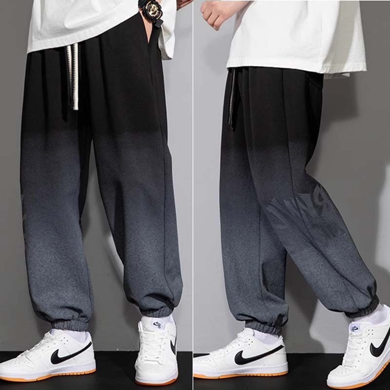 Quần Jogger Nam Dáng Rộng Dây Rút In Chữ Loang Màu Chất Nỉ Phong Cách Thể Thao Thời Trang Zenkonu QUAN NAM 149V1