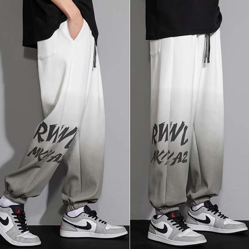 Quần Jogger Nam Dáng Rộng Dây Rút In Chữ Loang Màu Chất Nỉ Phong Cách Thể Thao Thời Trang Zenkonu QUAN NAM 149V1