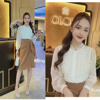 Áo sơ mi tơ hạt gạo