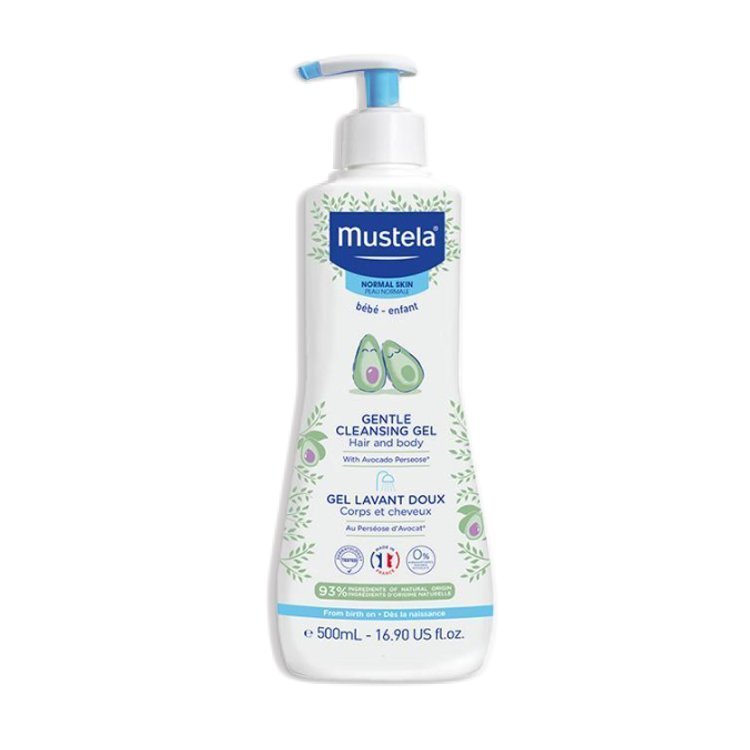 Sữa tắm gội cho em bé da thường Mustela Gentle Cleansing Gel 200ML/500ML/750ML