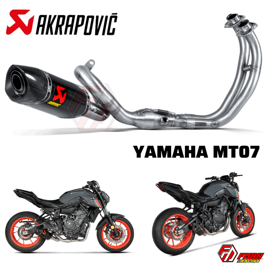PÔ AKARAPOVIC FULL SYSTEM MT07 CHÍNH HÃNG RACING LINE CARBON