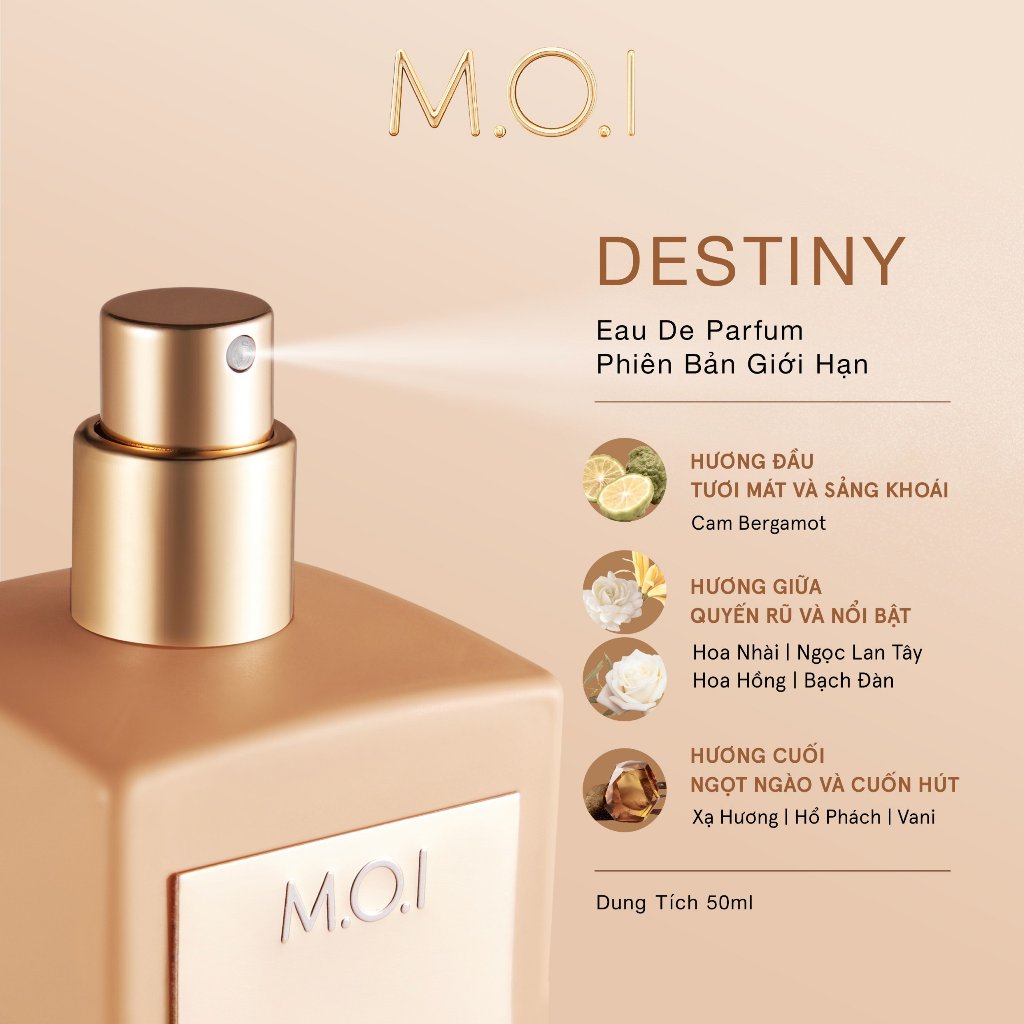 Nước hoa DESTINY M.O.I cao cấp phiên bản giới hạn 50ml
