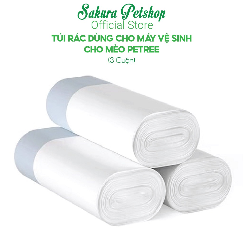 Túi Rác Máy Petree 2, Petree Minion Máy Dọn Phân Mèo, Máy Vệ Sinh Cho Mèo