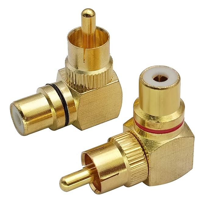 ĐẦU NỐI AV ĐỰC CÁI VUÔNG GÓC MẠ VÀNG