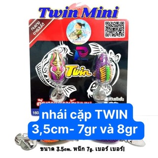 Nhái hơi armando 22 twin thái lan mix | 7.5g – 8.5g - combo 2 nhái hơi twin thái lan