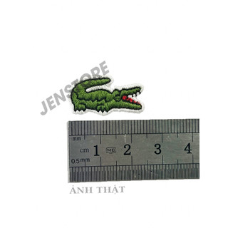 Sticker - logo thêu keo ủi hình cá sấu