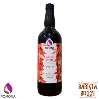 Siro Pha Chế Cà Phê Syrup Pomona - Vị Lá Phong Mapple - Hàng Chính Hãng - 1000ml