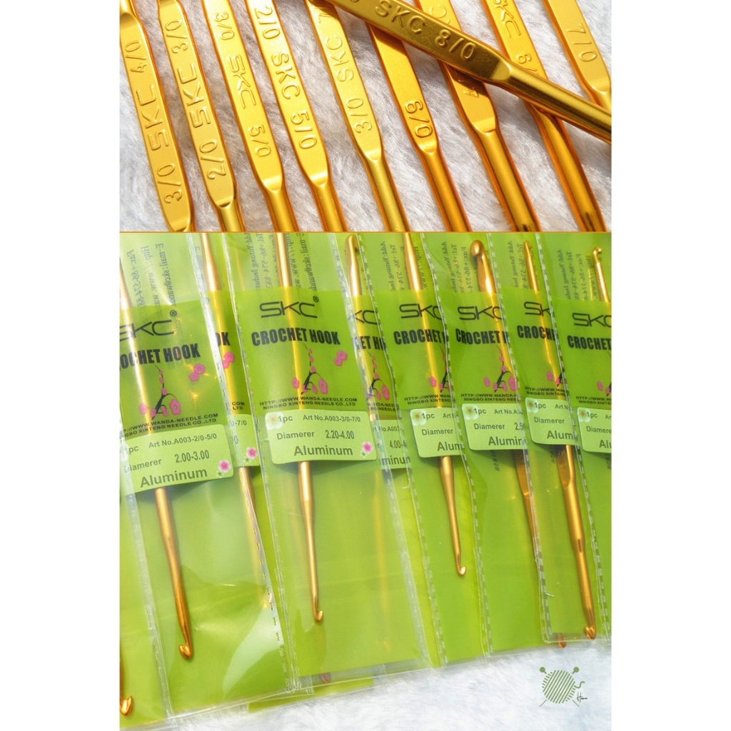 Kim móc 2 đầu vàng SKC-Chất liệu Inox sơn tĩnh điện màu vàng Cao Cấp