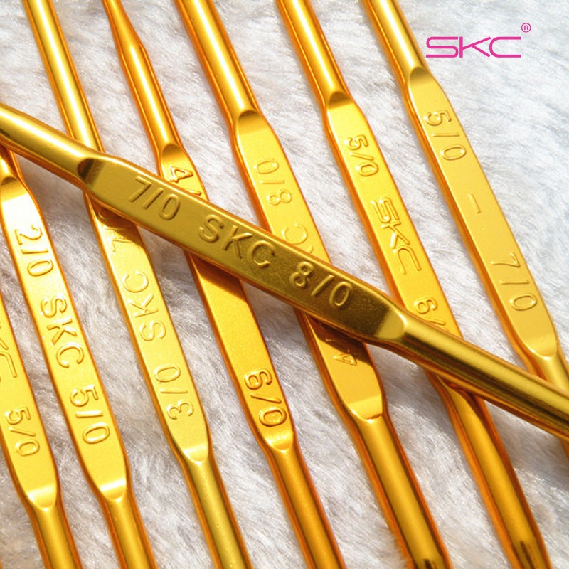 Kim móc 2 đầu vàng SKC-Chất liệu Inox sơn tĩnh điện màu vàng Cao Cấp