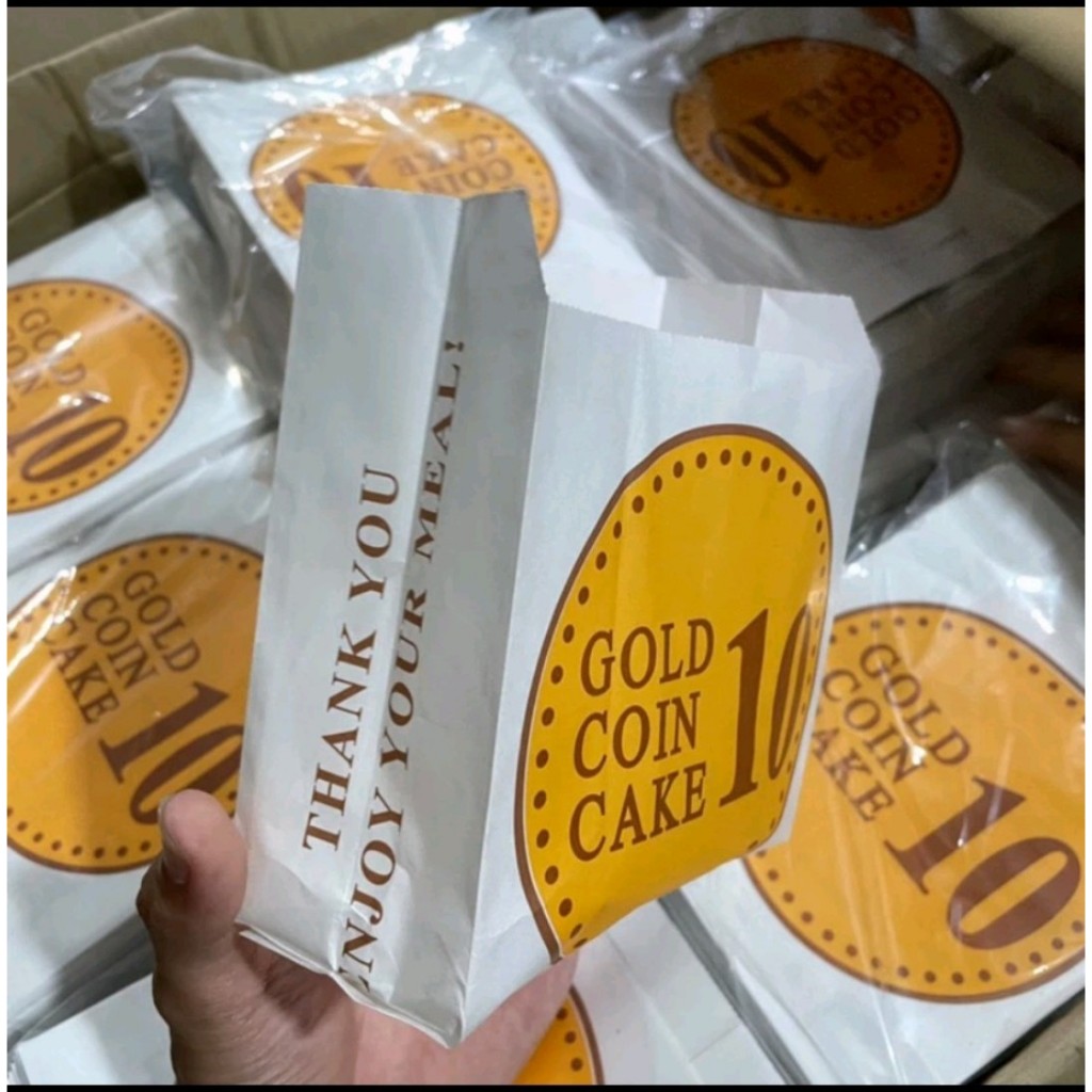 COMBO 1000 TÚI GIẤY ĐỰNG BÁNH ĐỒNG XU, TÚI GIẤY ĐỰNG BÁNH ĐỒNG XU PHÔ MAI KÉO SỢI, TÚI ĐỰNG BÁNH HIT HOT 2023, TÚI GIẤY