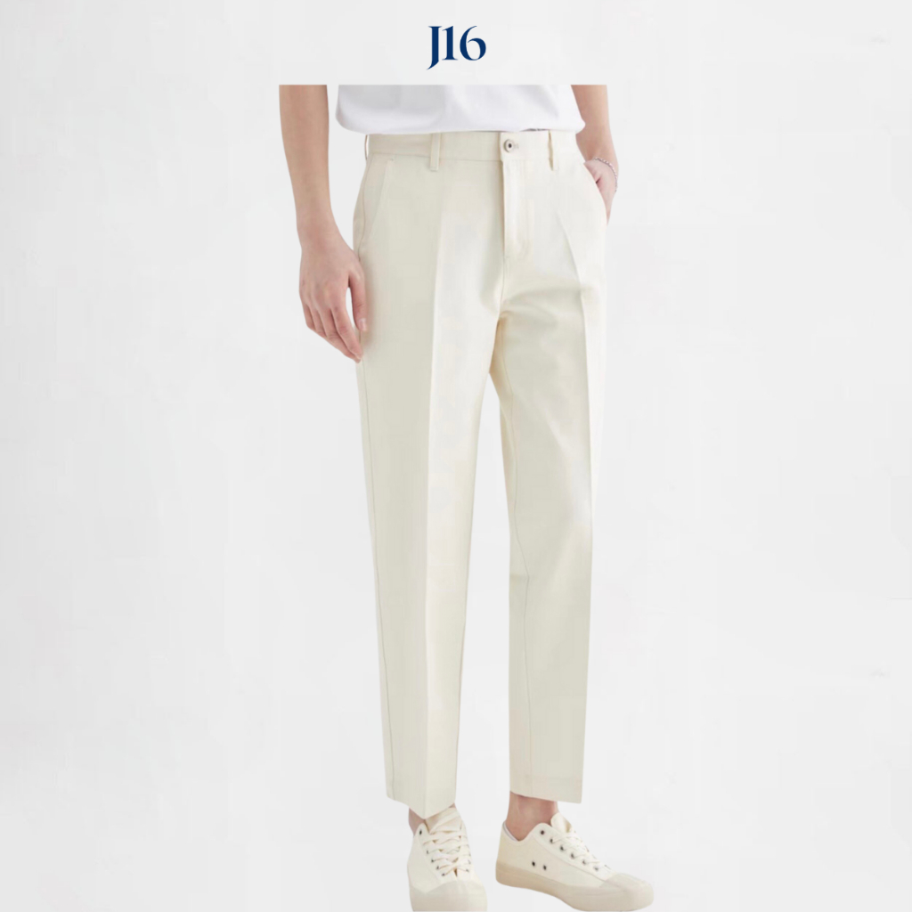 Quần Kaki Nam Ống Suông J16 Chất Cotton Kaki Cao Cấp Phong Cách Trẻ Trung Lịch Lãm
