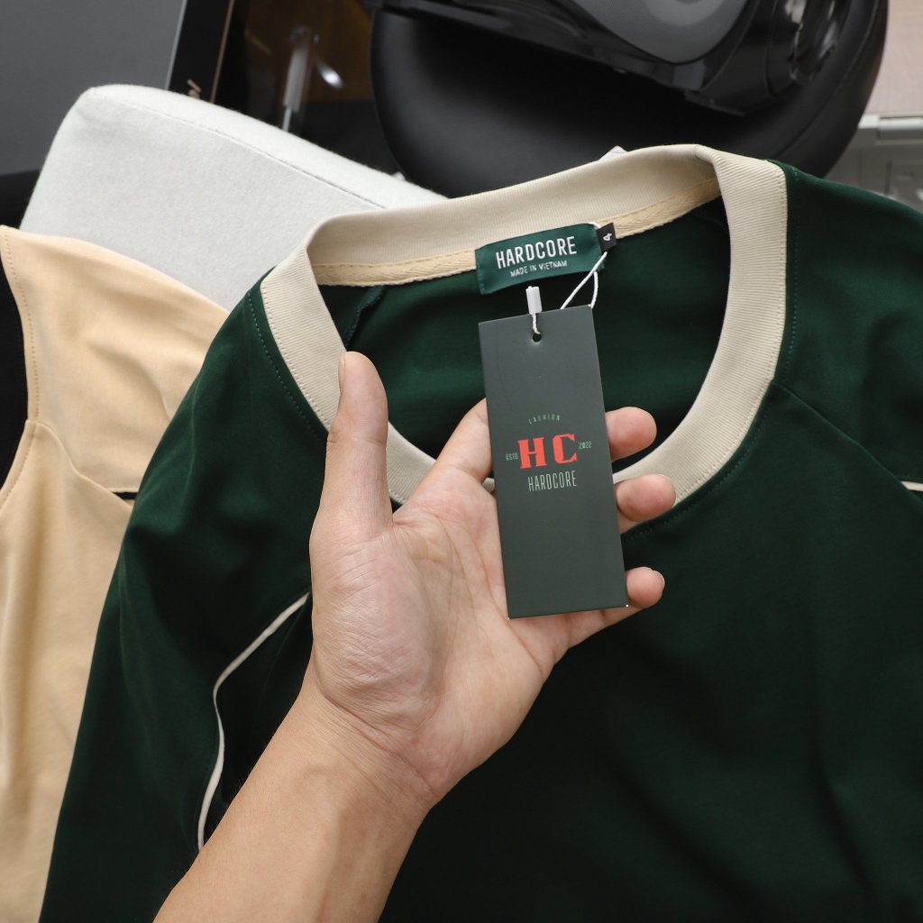 Áo thun cotton viền sọc nhỏ tay thời trang bigsize nam cỡ đại 140kg