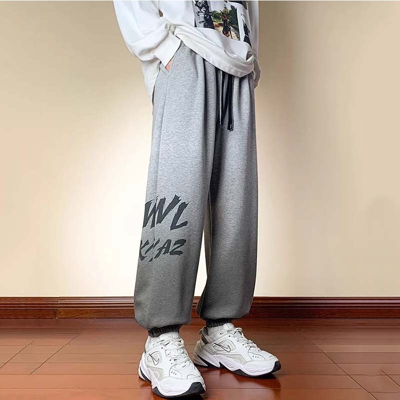 Quần Jogger Nam Dáng Rộng Dây Rút In Chữ Loang Màu Chất Nỉ Phong Cách Thể Thao Thời Trang Zenkonu QUAN NAM 149