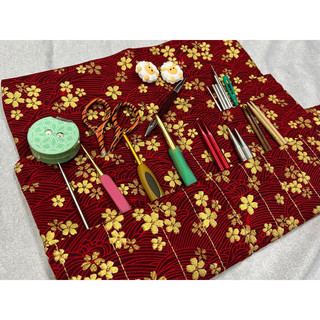 Ví đựng kim đan móc handmade