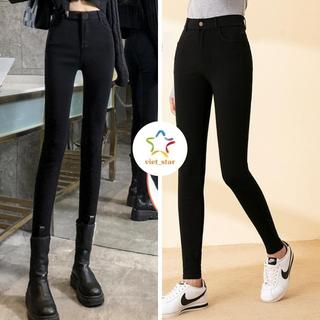 Quần legging umi cạp cao 1 khuy co giãn cực xinh, quần leging nữ dài ôm body tôn dáng VIETSTAR