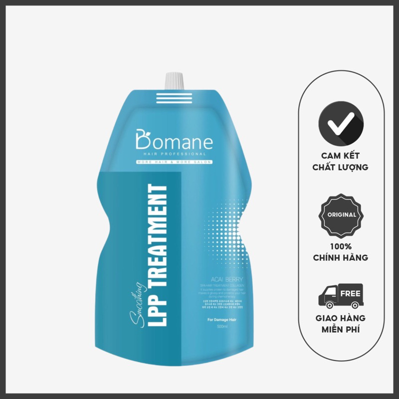 Kem Ủ Tóc BOMANE Cao Cấp Phục Hồi Tóc Hư Tổn 500ML