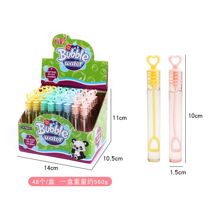 Ống thổi bong bóng xà phòng mini đồ chơi giải trí