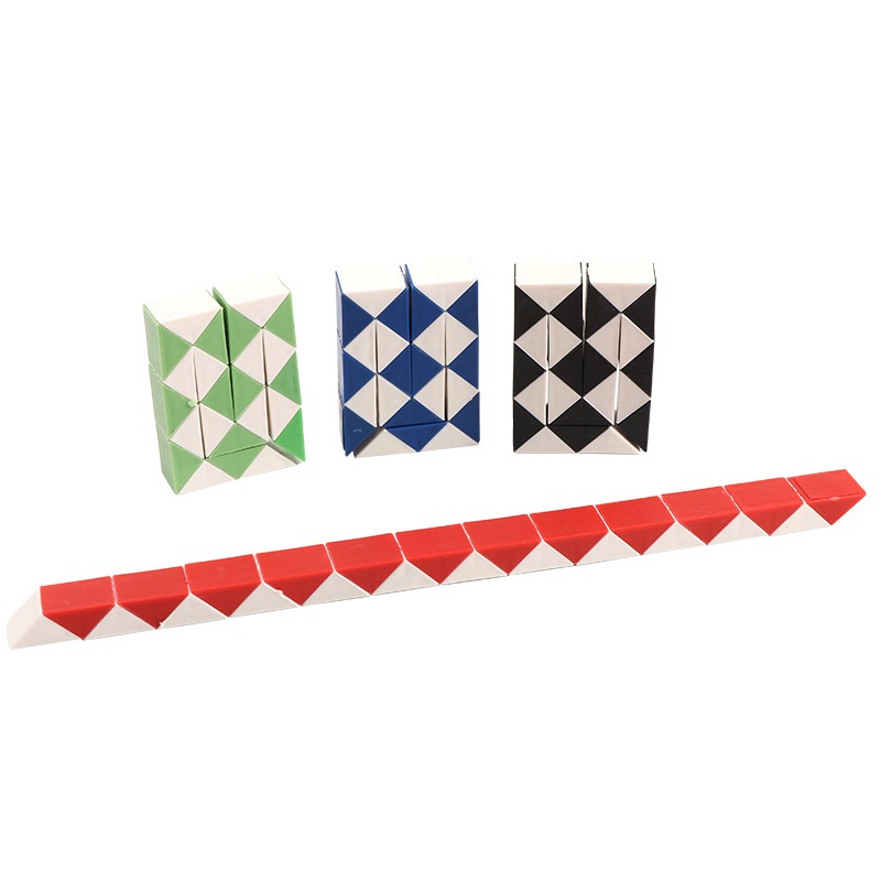 Đồ chơi xếp hình rubik 3D thần kì hình con rắn mini